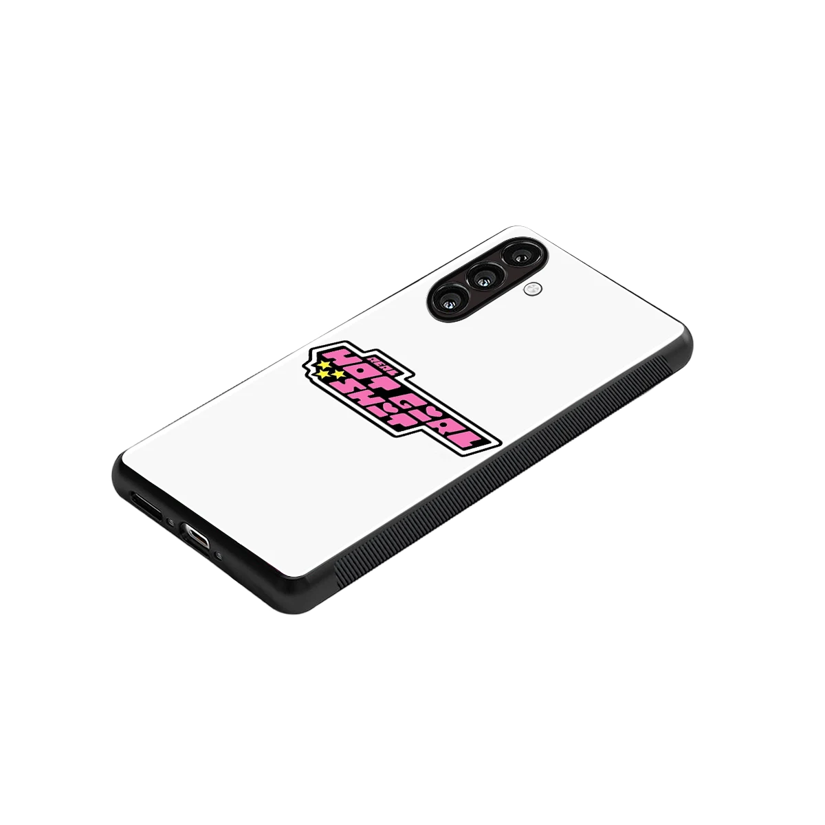 Hot Girl Energy stylish phone case for samsung galaxy a55 5g | glossy glass and slim fit