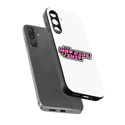 Hot Girl Energy sleek samsung galaxy m36 5g cover with tempered glass back and TPU edges
