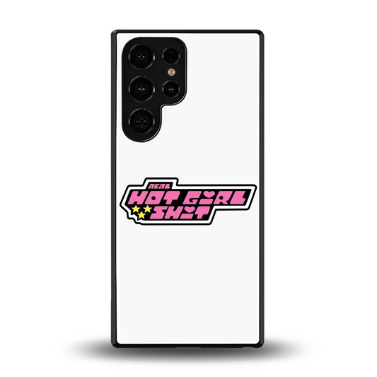Hot Girl Energy back phone cover | glass case for samsung galaxy s25 ultra