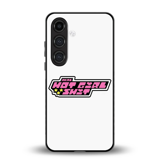 Hot Girl Energy back phone cover | glass case for samsung galaxy s25