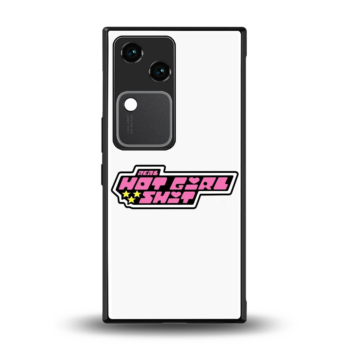 Hot Girl Energy back phone cover | glass case for vivo v30