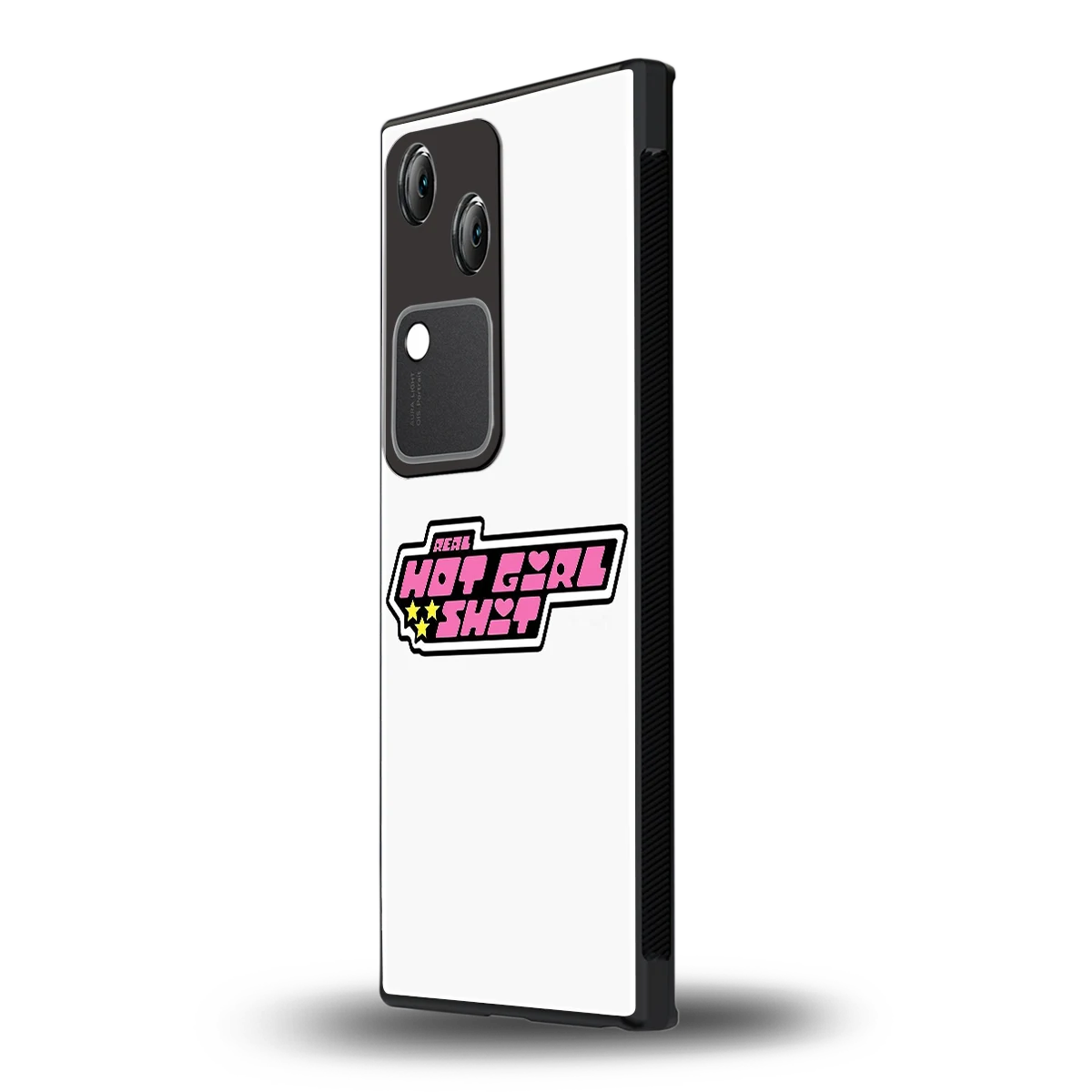 Hot Girl Energy vivo v30 mobile cover | shockproof glass phone case