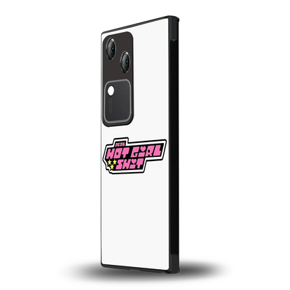 Hot Girl Energy vivo v30 mobile cover | shockproof glass phone case
