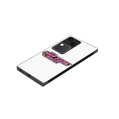 Hot Girl Energy stylish phone case for vivo v30 | glossy glass and slim fit
