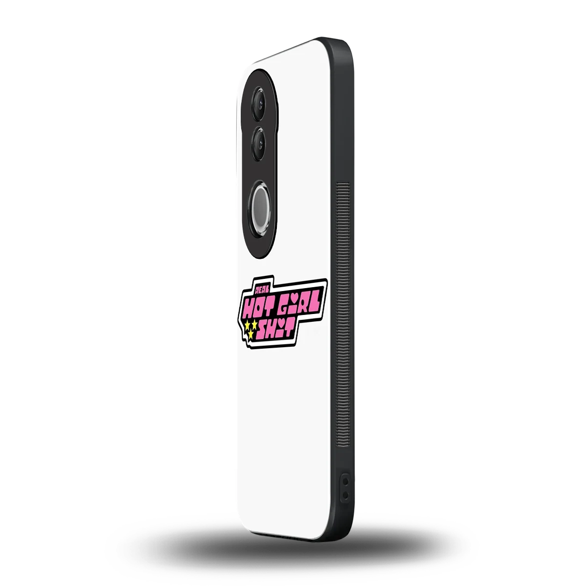 Hot Girl Energy vivo v50 mobile cover | shockproof glass phone case