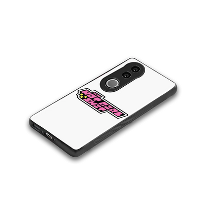 Hot Girl Energy stylish phone case for vivo v50 | glossy glass and slim fit