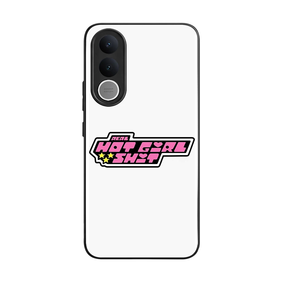 Hot Girl Energy back phone cover | glass case for vivo v70 fe