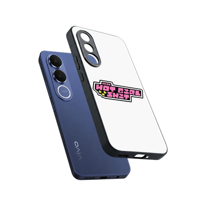 Hot Girl Energy sleek vivo v70 fe cover with tempered glass back and TPU edges