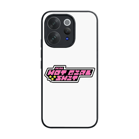 Hot Girl Energy back phone cover | glass case for vivo v70 elite