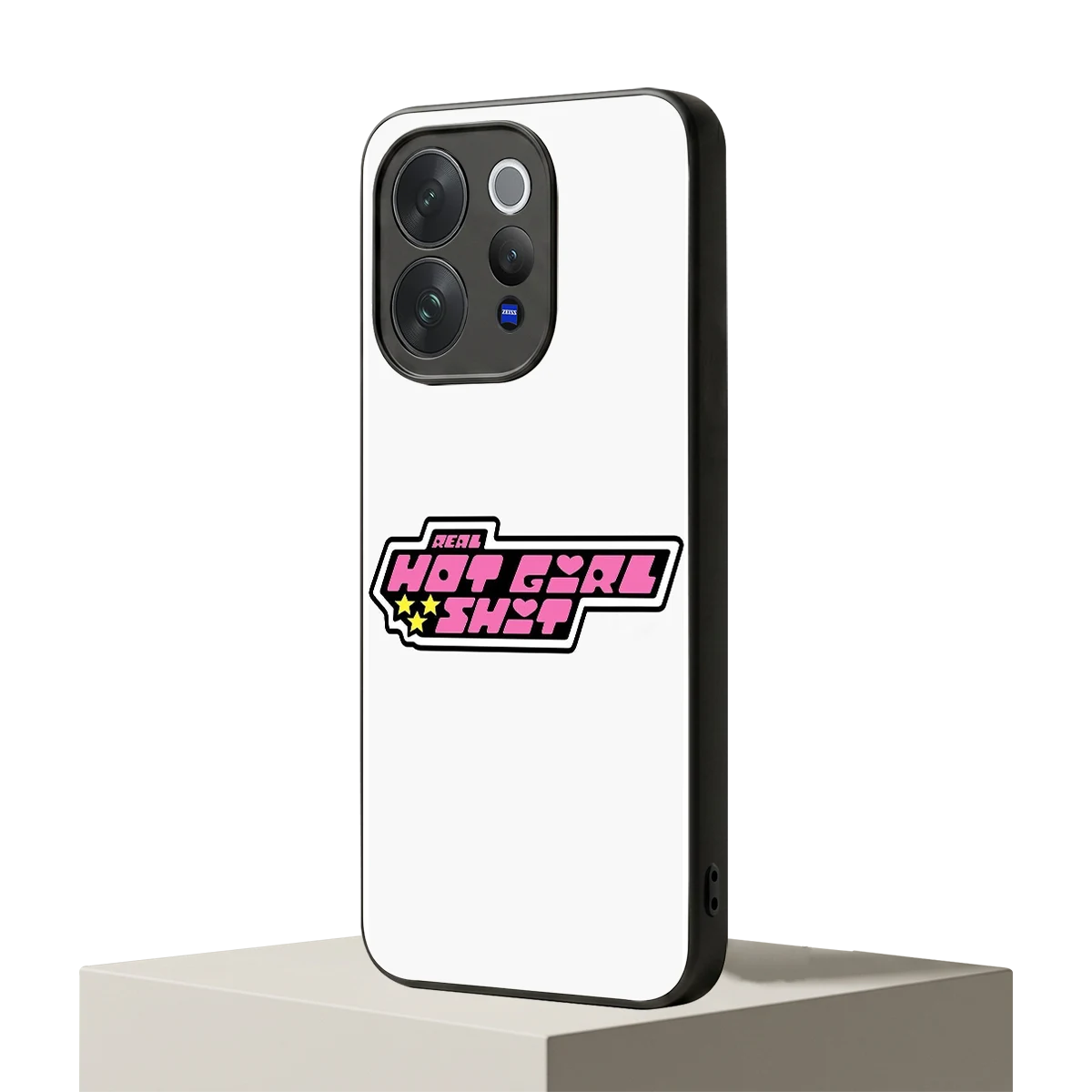 Hot Girl Energy vivo v70 elite mobile cover | shockproof glass phone case