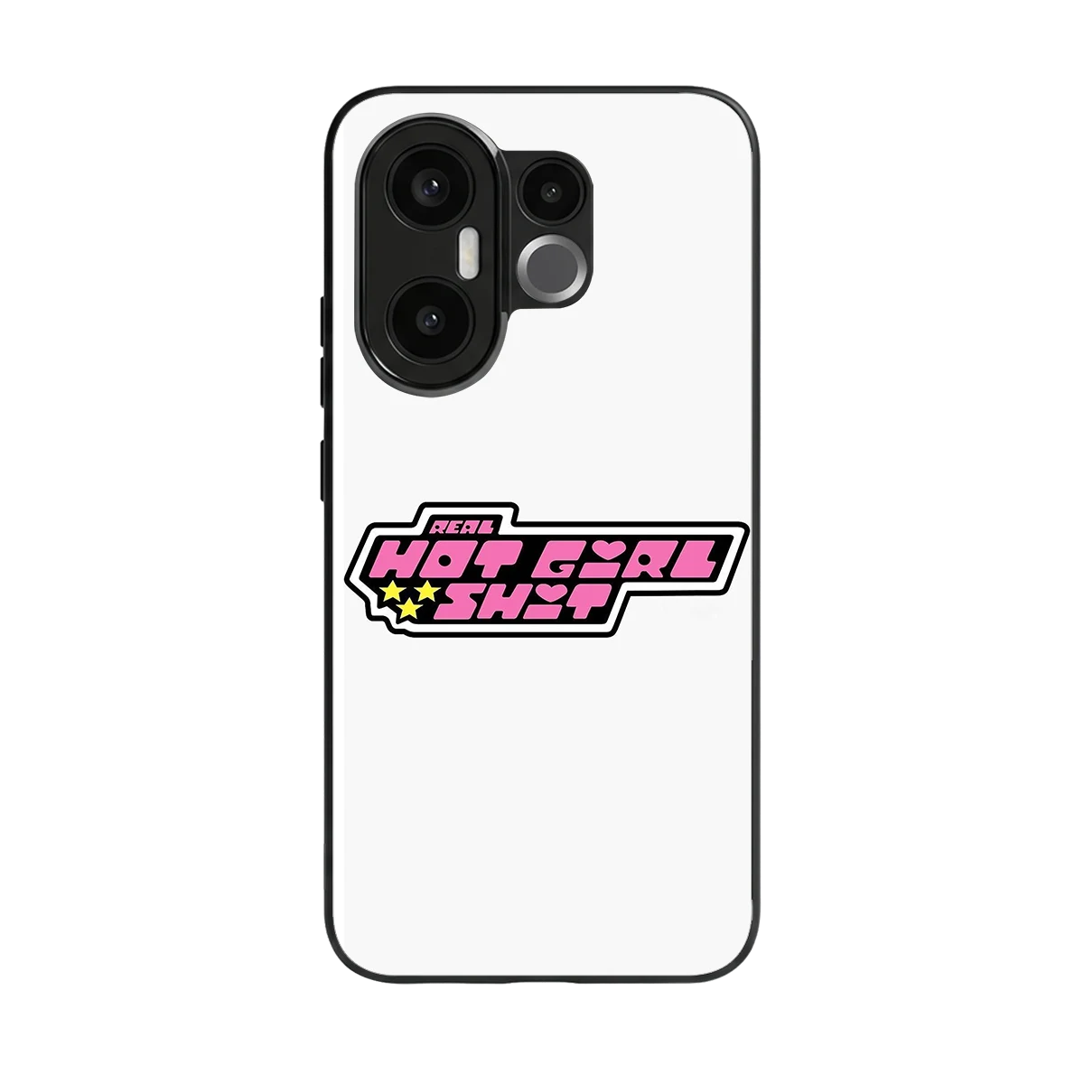 Hot Girl Energy back phone cover | glass case for vivo x200 fe