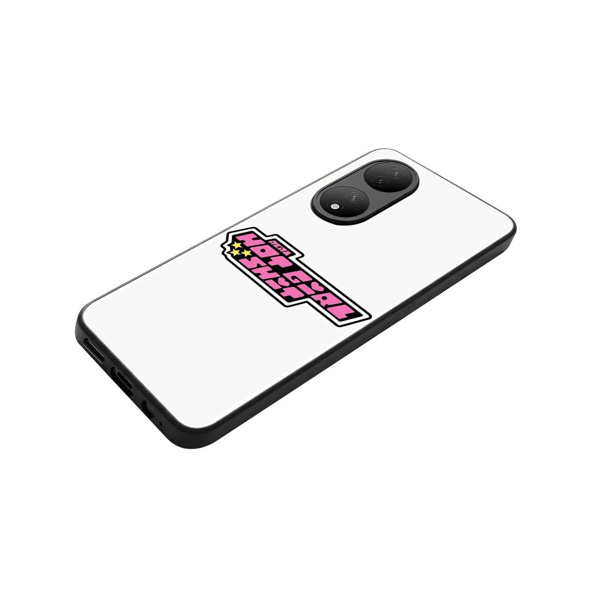 Hot Girl Energy stylish phone case for Vivo-y100 | glossy glass and slim fit
