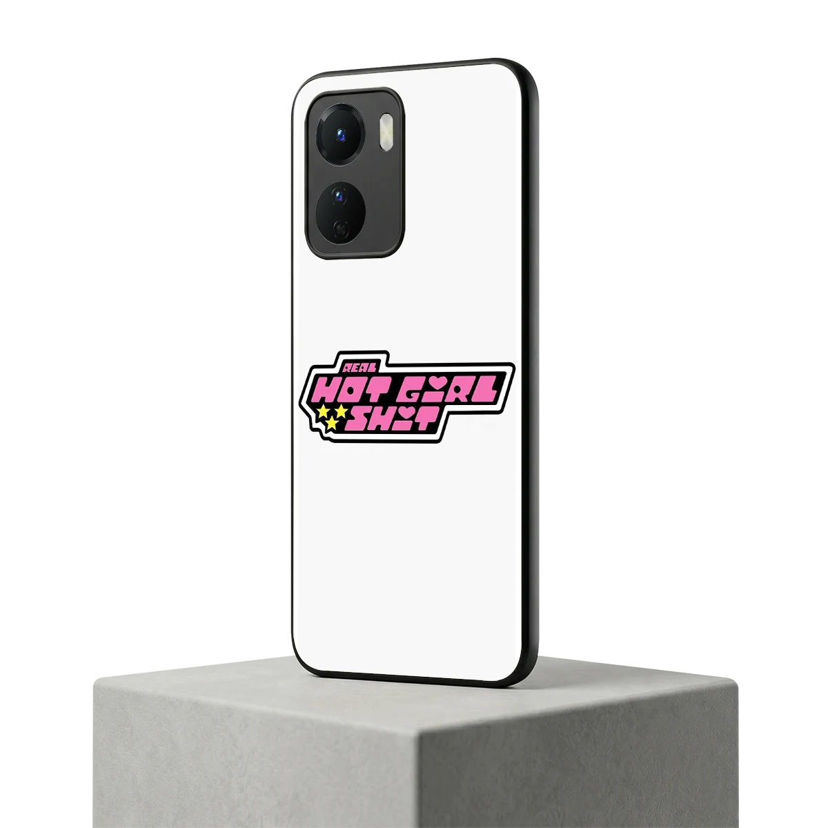 Hot Girl Energy vivo y16 mobile cover | shockproof glass phone case
