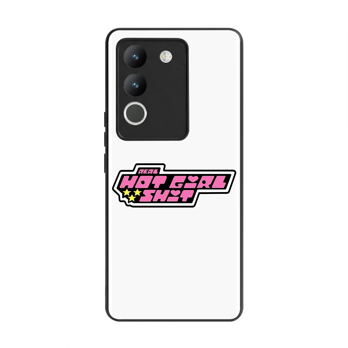 Hot Girl Energy back phone cover | glass case for vivo y200 5g