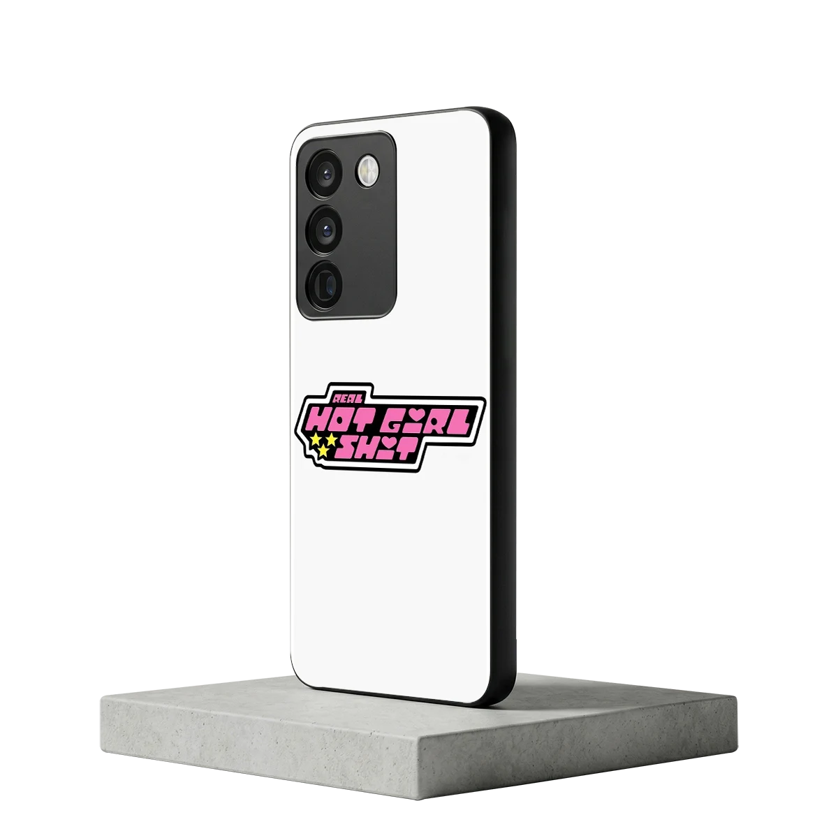 Hot Girl Energy vivo y200 5g mobile cover | shockproof glass phone case