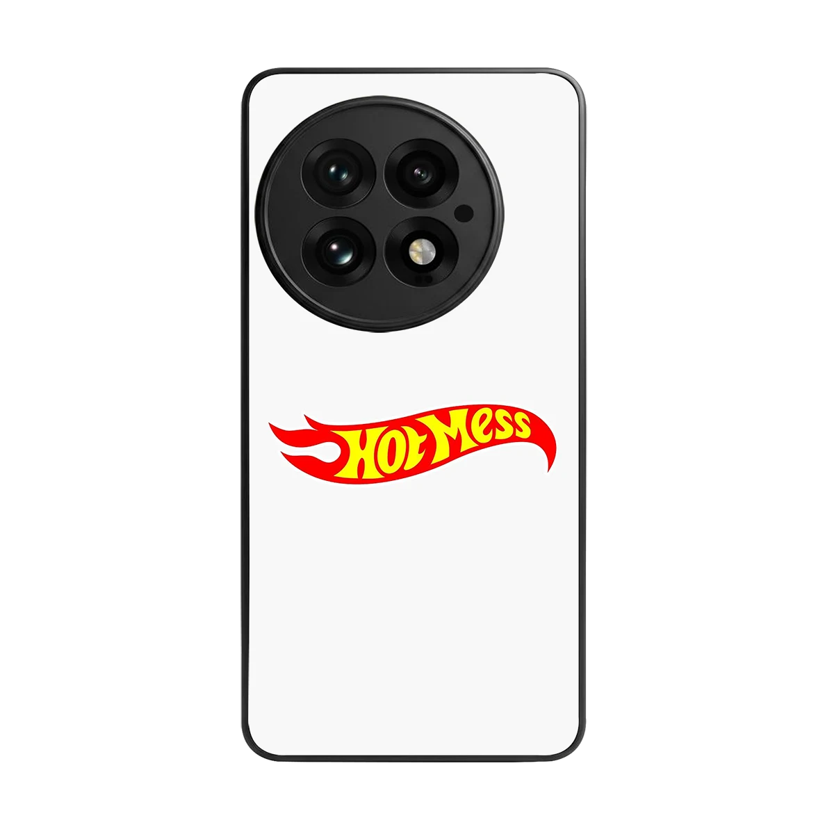 Hot Mess back phone cover | glass case for oneplus 13