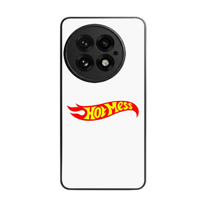 Hot Mess back phone cover | glass case for oneplus 13