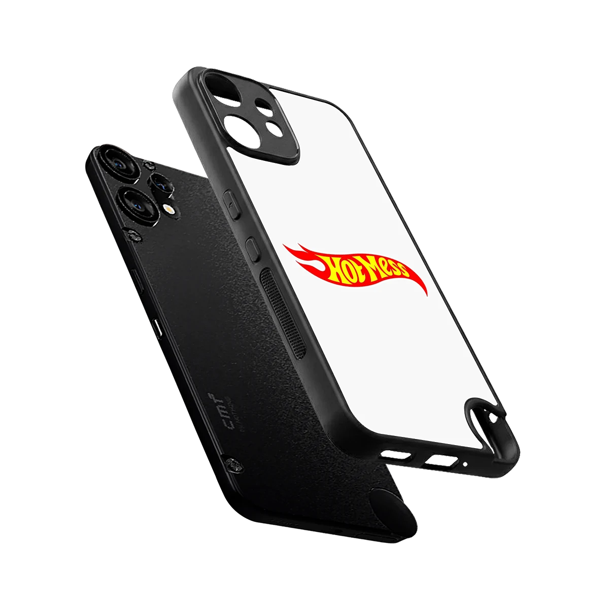 Hot Mess sleek cmf nothing phone 2 pro cover with tempered glass back and TPU edges