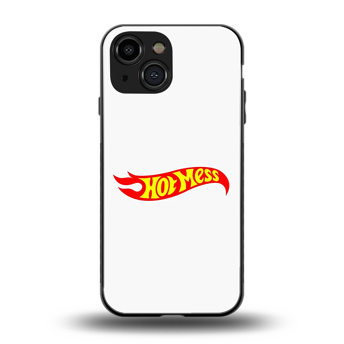 Hot Mess back phone cover | glass case for iphone 12 mini