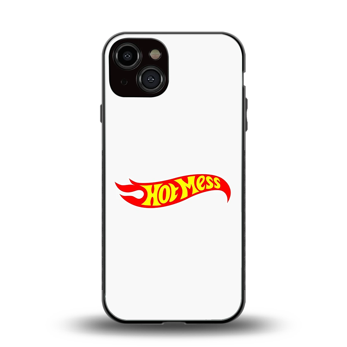 Hot Mess back phone cover | glass case for iphone 14