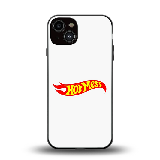 Hot Mess back phone cover | glass case for iphone 14