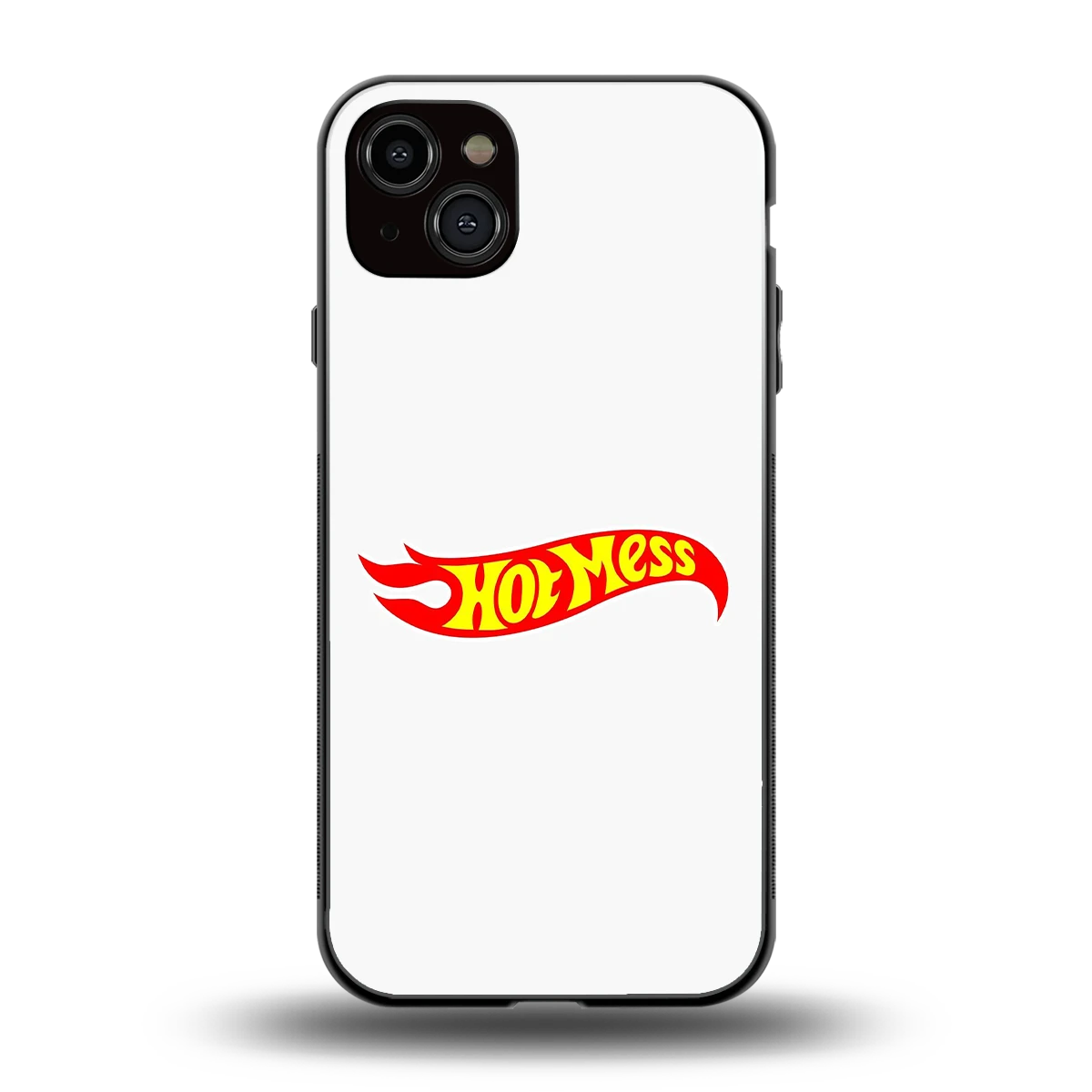 Hot Mess back phone cover | glass case for iphone 14 plus