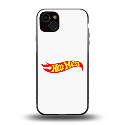 Hot Mess back phone cover | glass case for iphone 14 plus