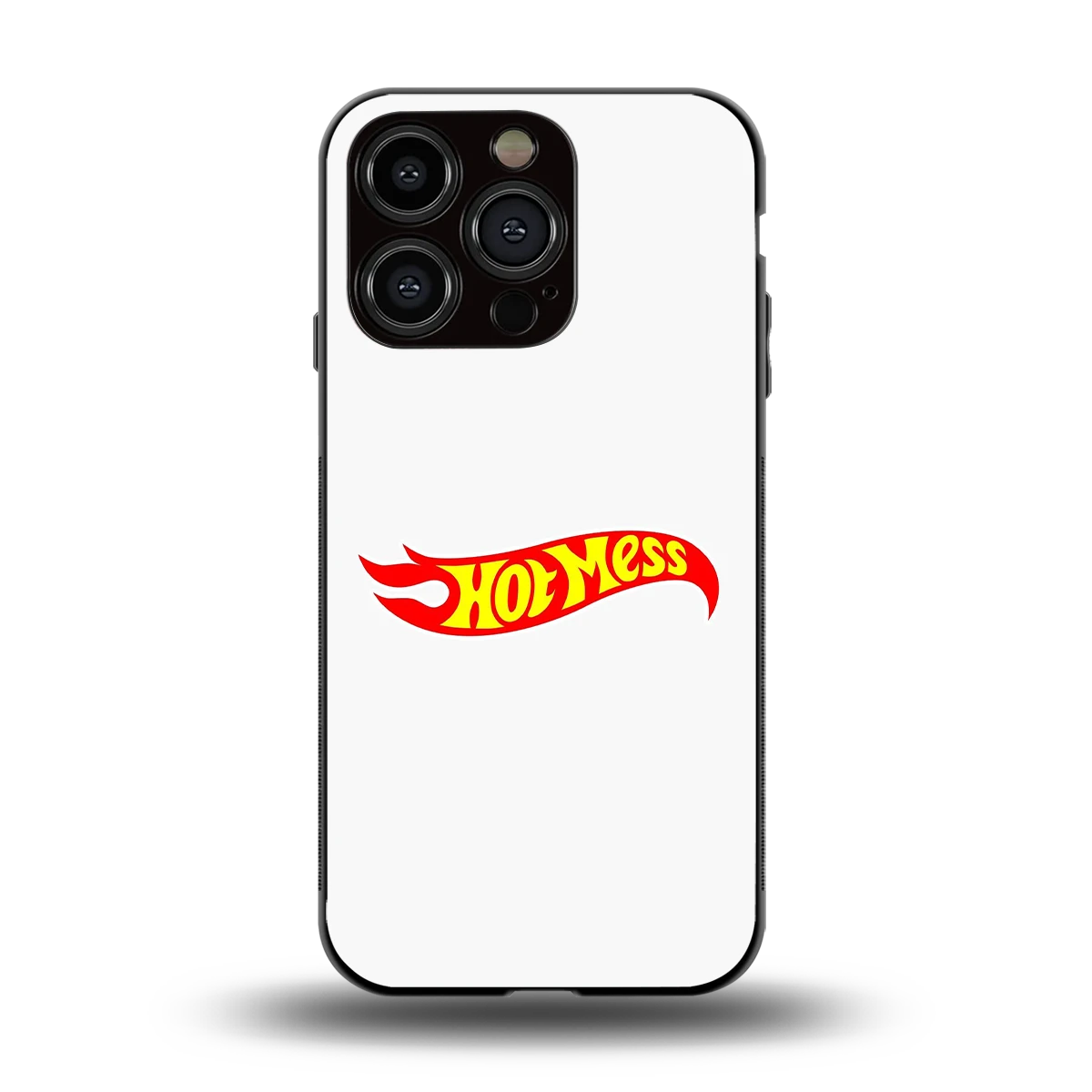 Hot Mess back phone cover | glass case for iphone 15 pro