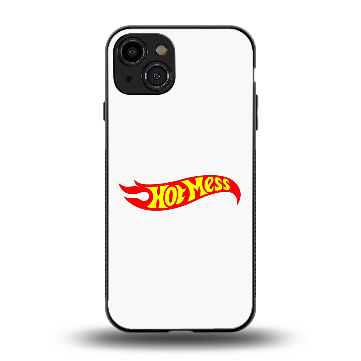 Hot Mess back phone cover | glass case for iphone 15