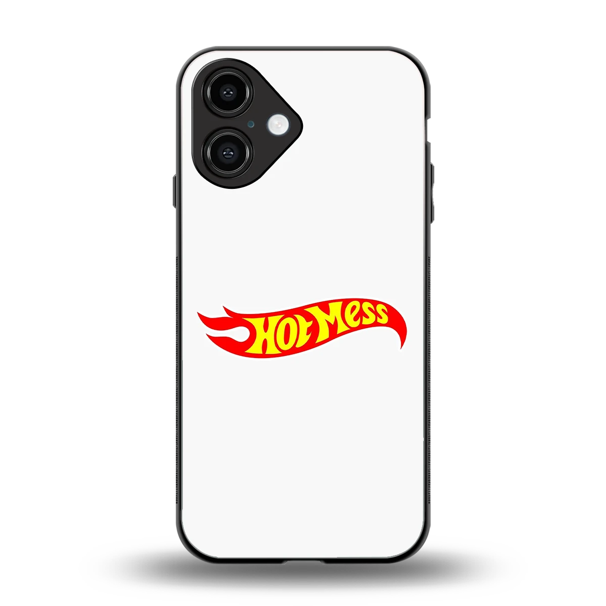Hot Mess back phone cover | glass case for iphone 16
