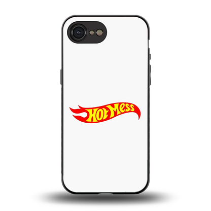 Hot Mess back phone cover | glass case for iphone 17e
