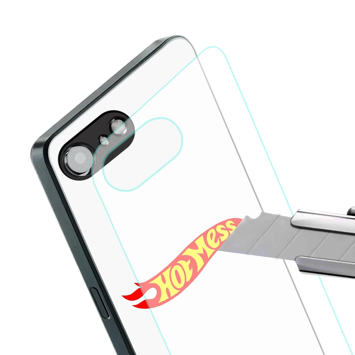Hot Mess stylish phone case for iphone 17e | glossy glass and slim fit