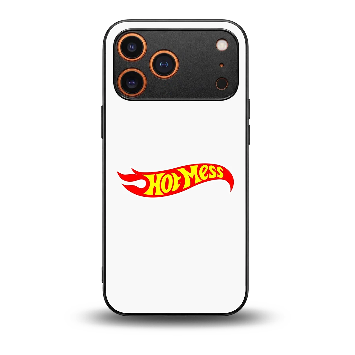 Hot Mess back phone cover | glass case for iphone 17 pro