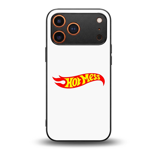 Hot Mess back phone cover | glass case for iphone 17 pro max