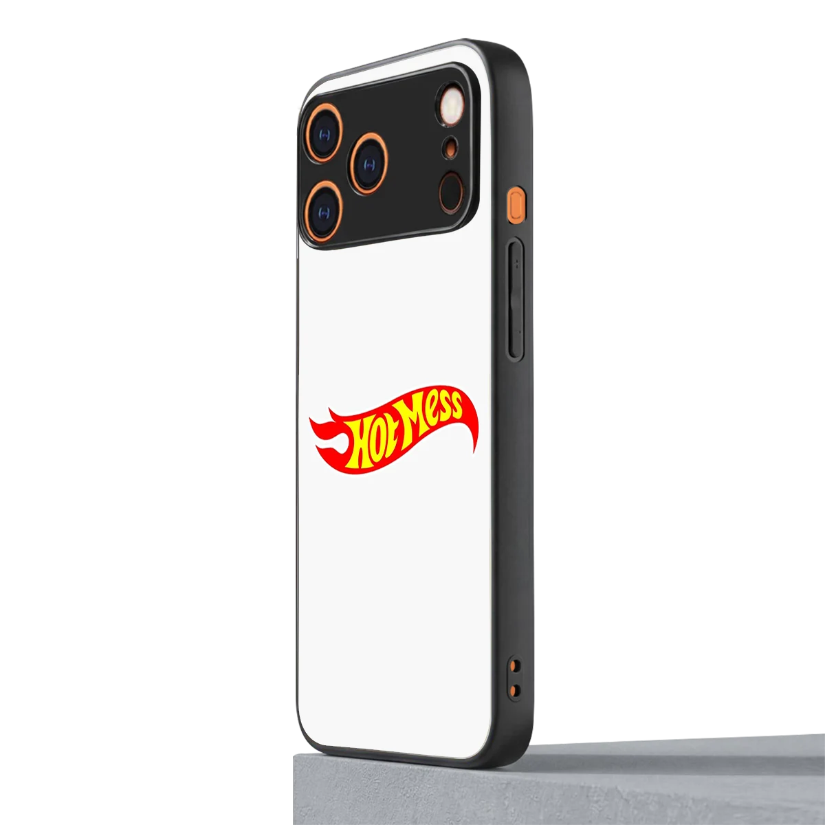 Hot Mess iphone 17 pro mobile cover | shockproof glass phone case