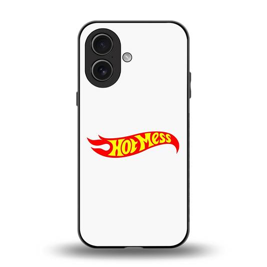 Hot Mess back phone cover | glass case for iphone 17