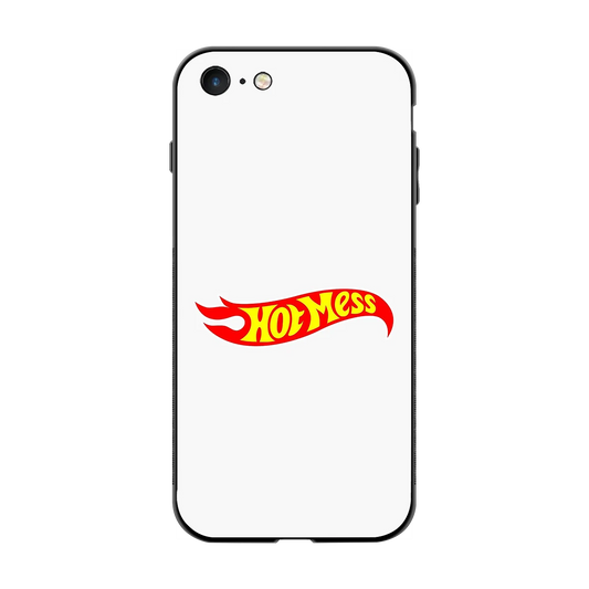 Hot Mess back phone cover | glass case for iphone 7
