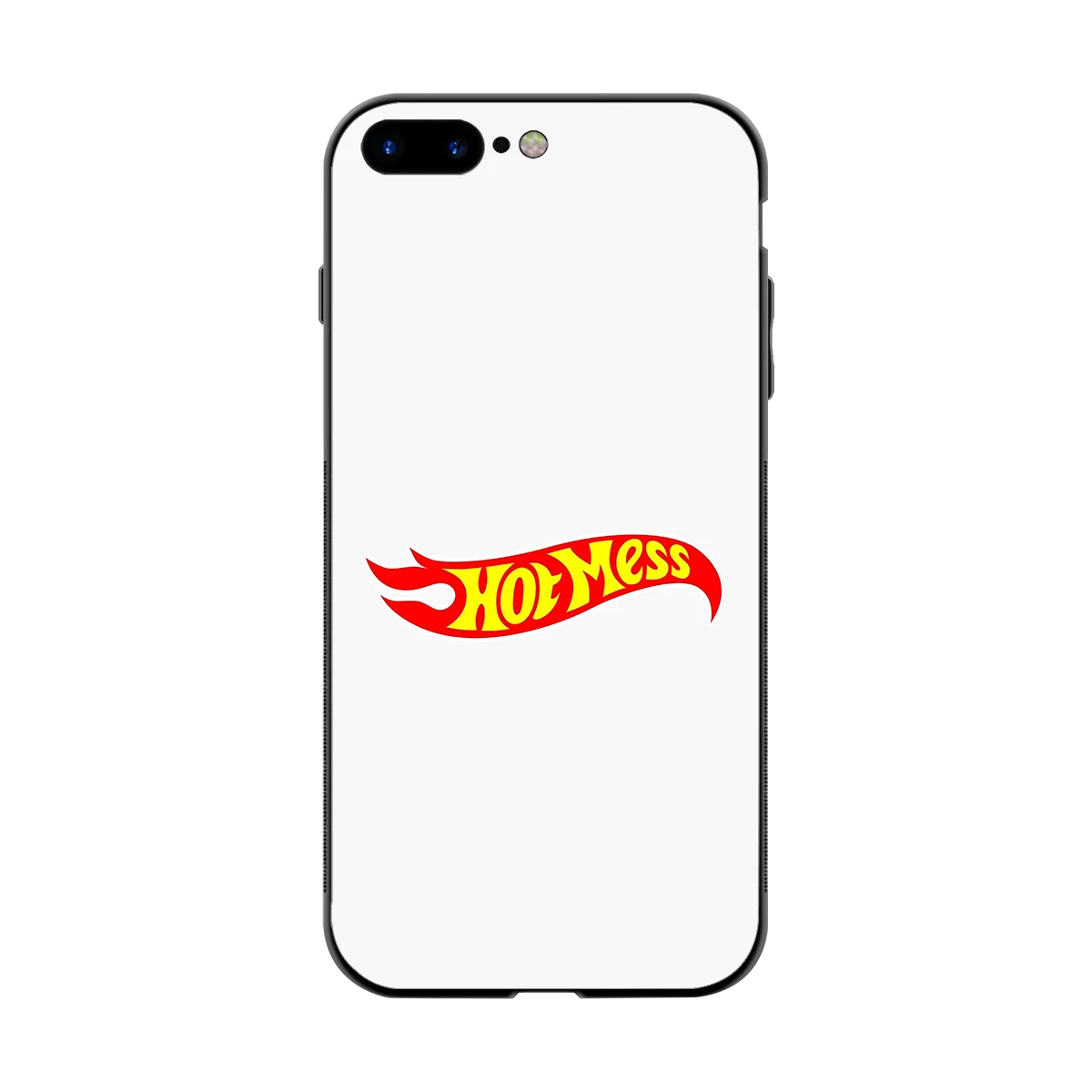 Hot Mess back phone cover | glass case for iphone 7 plus