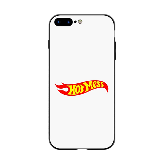 Hot Mess back phone cover | glass case for iphone 8 plus