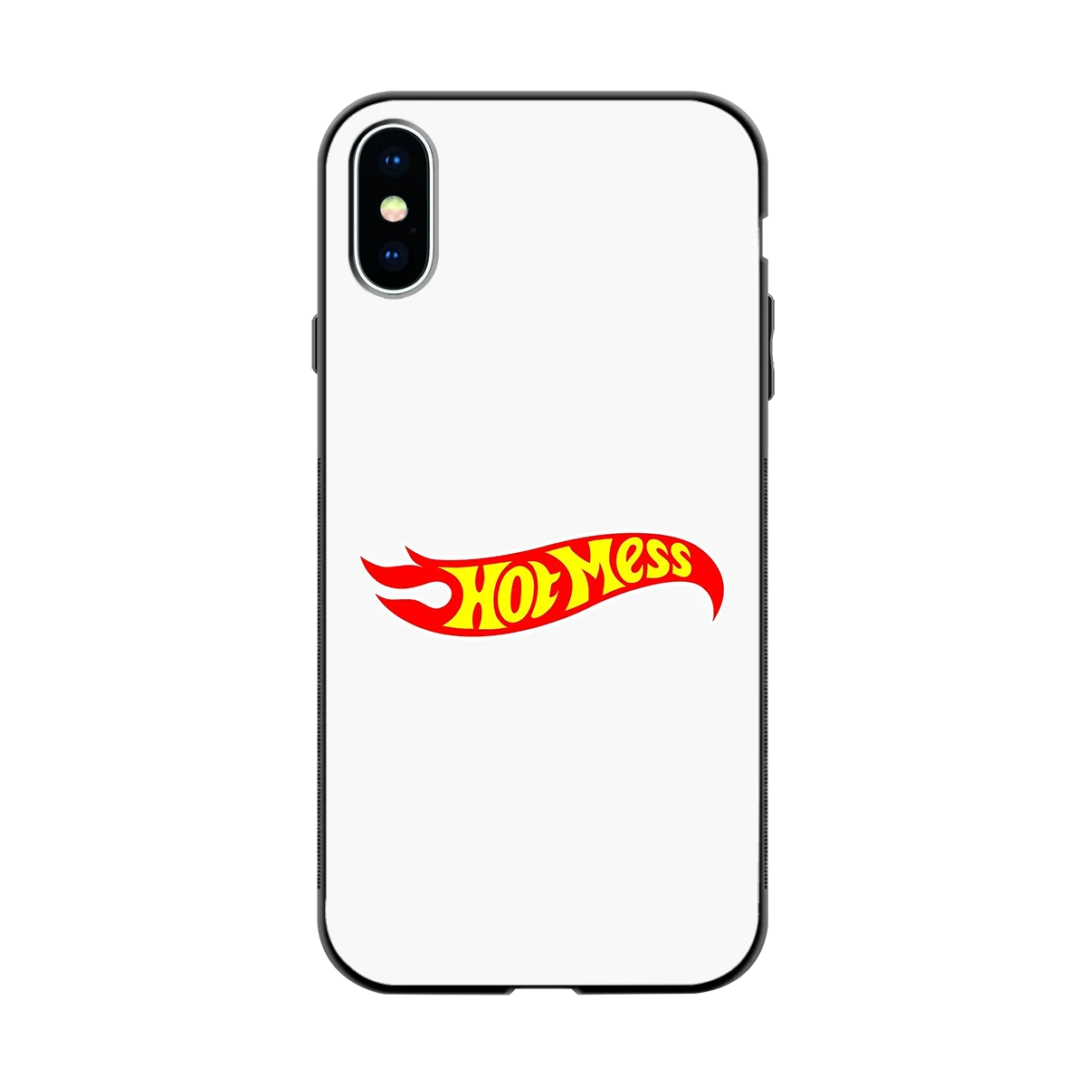 Hot Mess back phone cover | glass case for iphone x