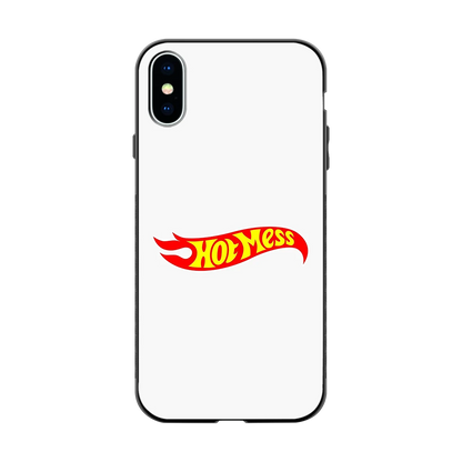 Hot Mess back phone cover | glass case for iphone x