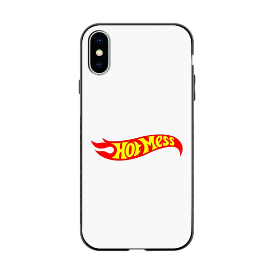 Hot Mess back phone cover | glass case for iphone x