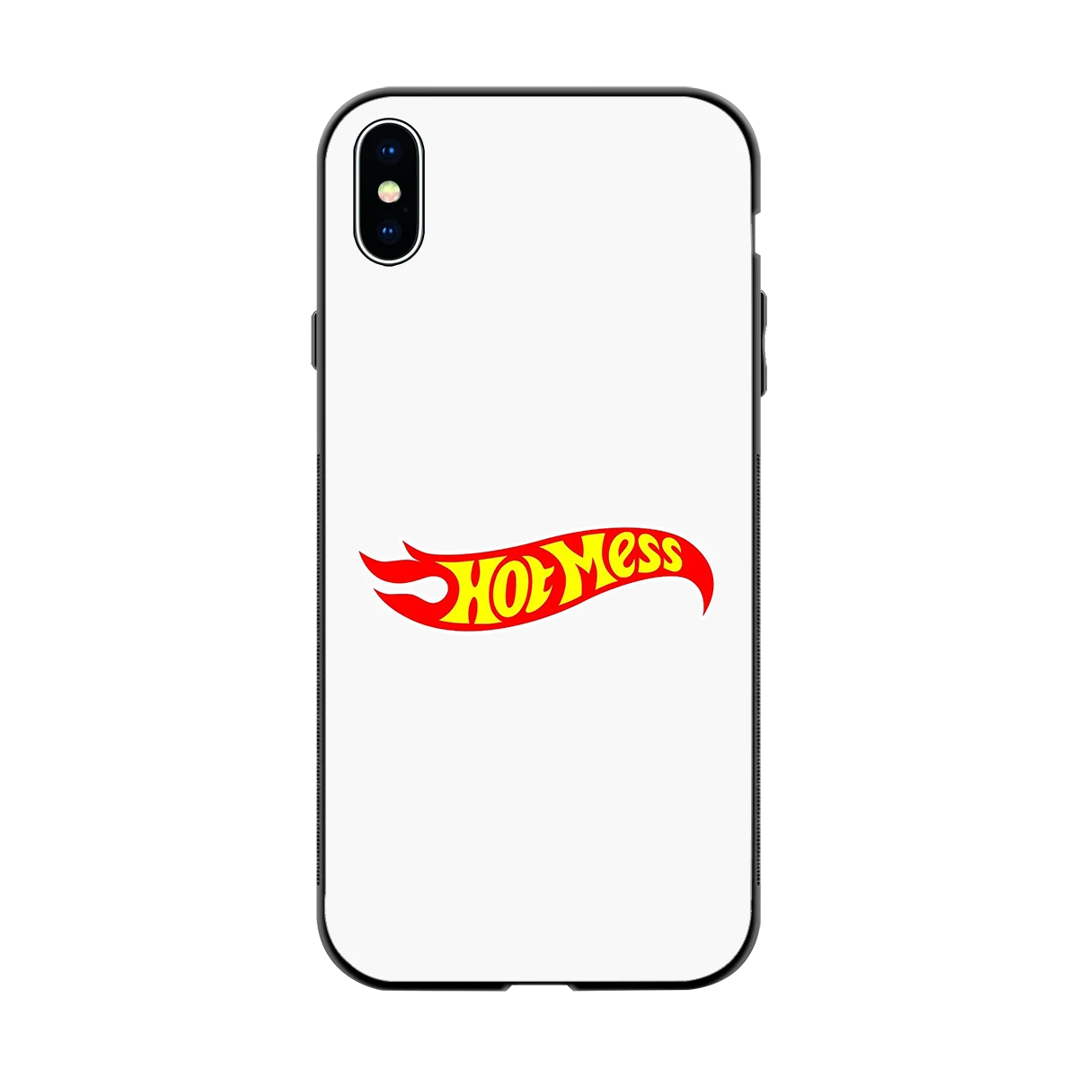 Hot Mess back phone cover | glass case for iphone xs max