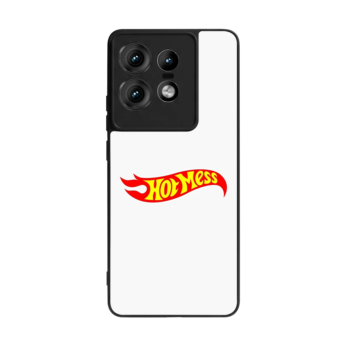 Hot Mess back phone cover | glass case for motorola edge 50 pro