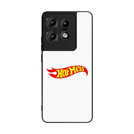 Hot Mess back phone cover | glass case for motorola edge 50 pro