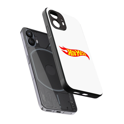 Hot Mess sleek nothing phone 2 cover with tempered glass back and TPU edges
