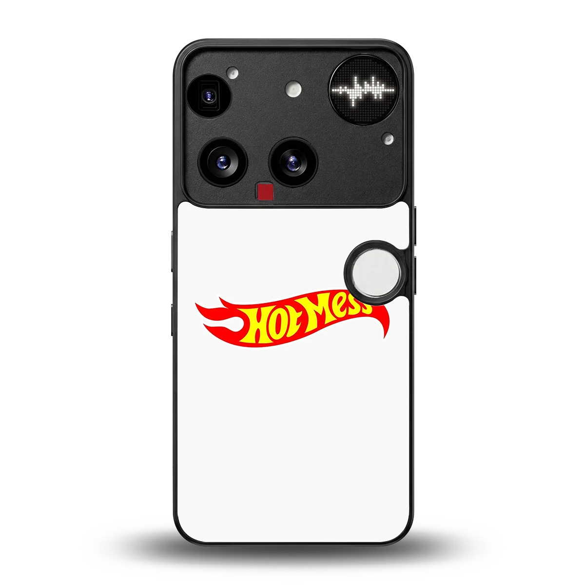 Hot Mess back phone cover | glass case for nothing phone 3