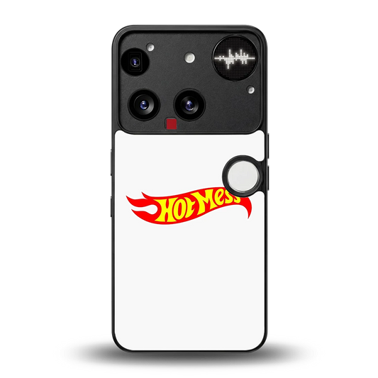 Hot Mess back phone cover | glass case for nothing phone 3