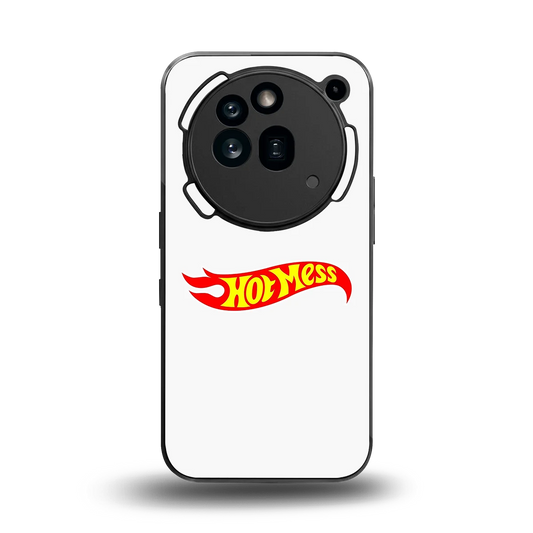 Hot Mess back phone cover | glass case for nothing phone 3a pro