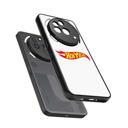 Hot Mess sleek nothing phone 3a pro cover with tempered glass back and TPU edges